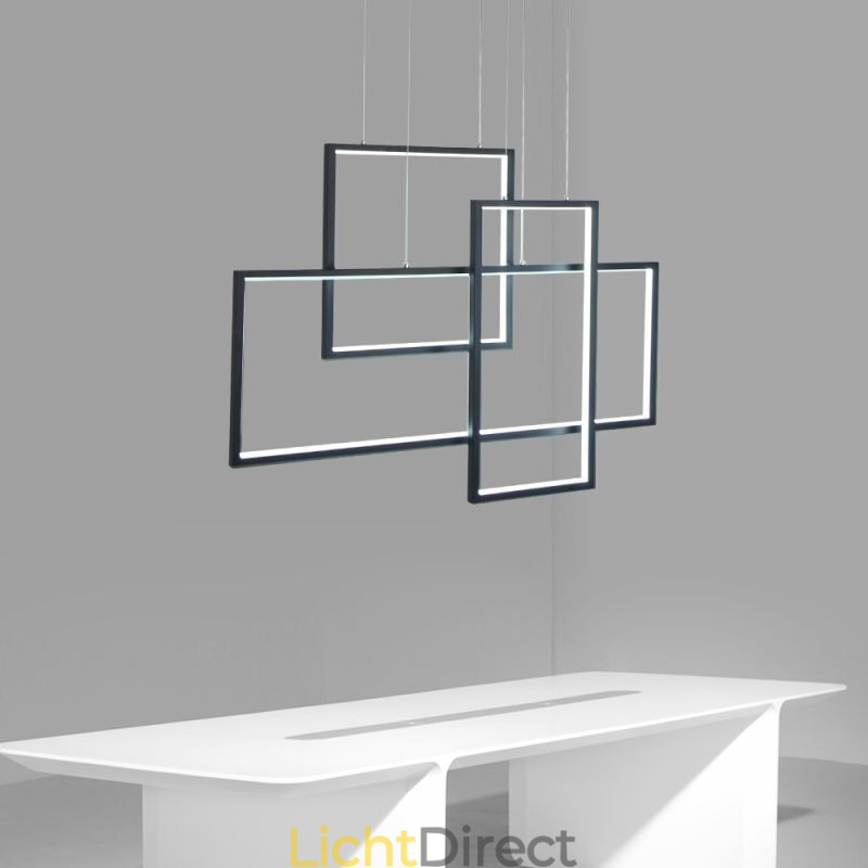Nordic Hanglamp Geometrische Vierkante Hanglamp