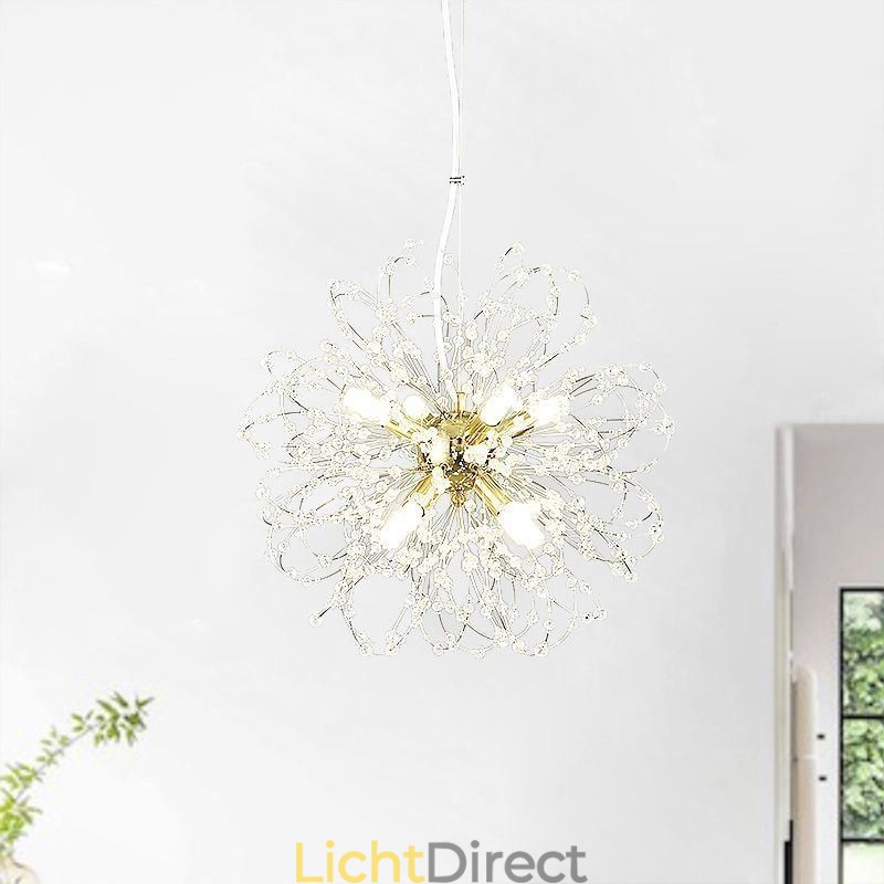 Paardenbloem Kristallen Hanglamp Elegante Kroonluchter