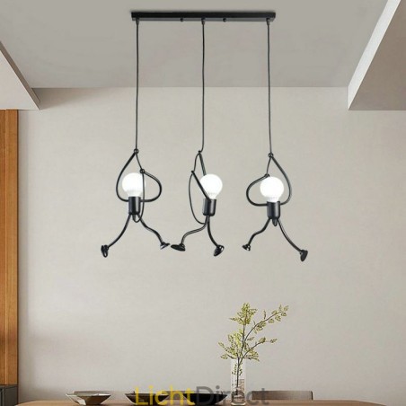 Moderne hanglamp Creatieve kleine man vorm lamp Individuele huislamp Moderne hanglamp Creatieve kleine man vorm lamp Individuele huislamp
