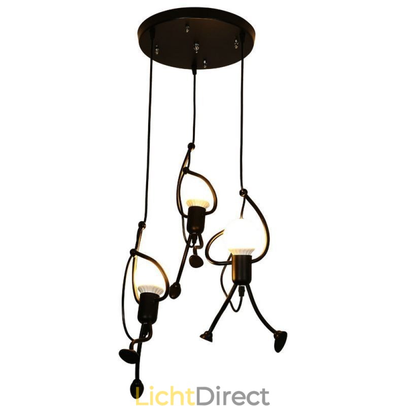 Moderne hanglamp Creatieve kleine man vorm lamp Individuele huislamp