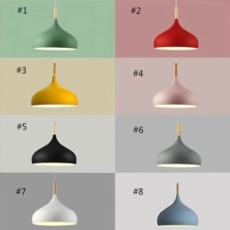 Moderne hanglamp aluminium Macaron lamp thuis verstelbare lamp