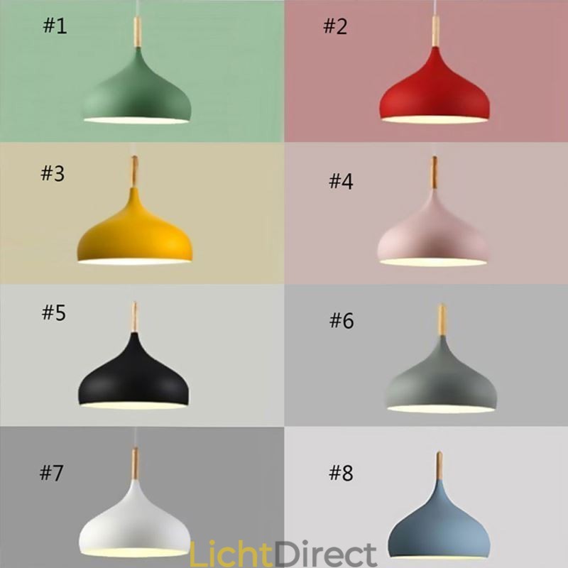 Moderne hanglamp aluminium Macaron lamp thuis verstelbare lamp