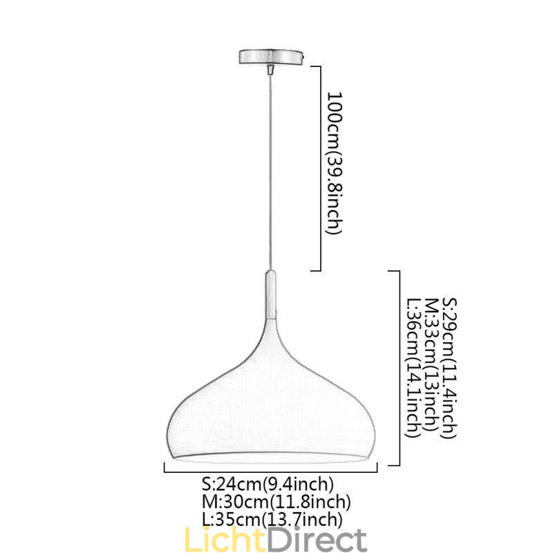 Moderne hanglamp aluminium Macaron lamp thuis verstelbare lamp