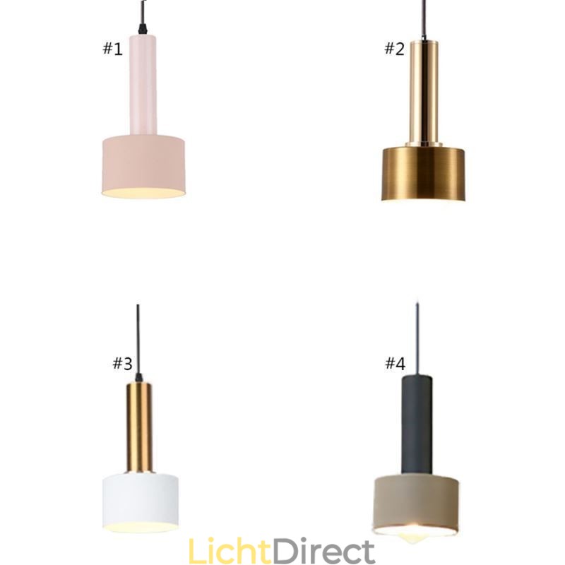 Moderne eenvoudige hanglamp cilindervormige lamp aluminium verlichtingslamp