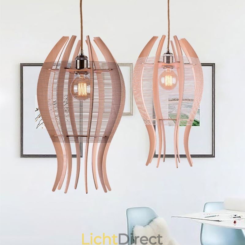 DIY Nordic houten vis hanglamp