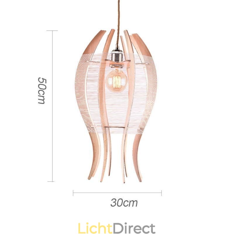 DIY Nordic houten vis hanglamp
