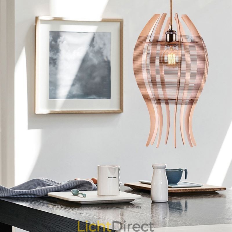 DIY Nordic houten vis hanglamp