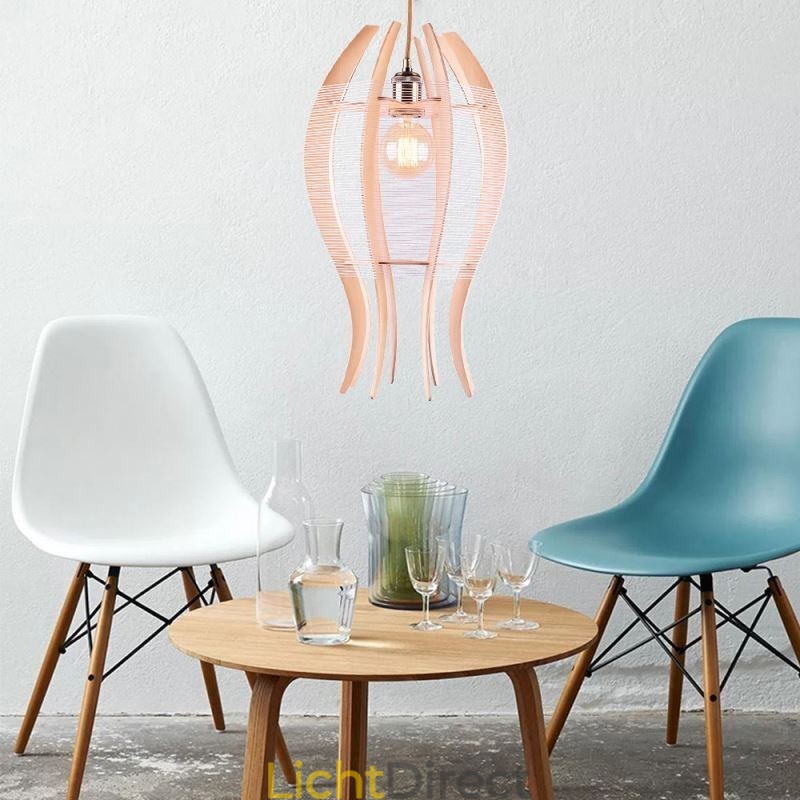 DIY Nordic houten vis hanglamp