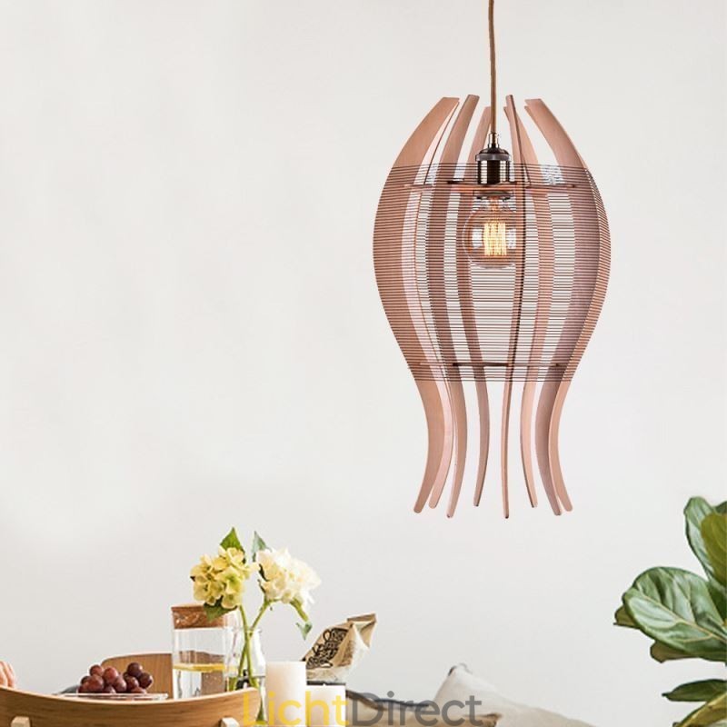 DIY Nordic houten vis hanglamp