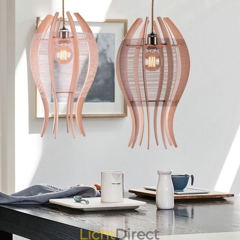 DIY Nordic houten vis hanglamp