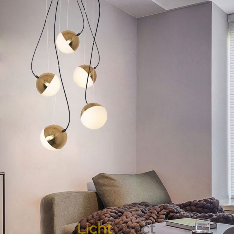 Nordic Cluster Hanglamp Creatieve Cirkelvormige Lampverlichting
