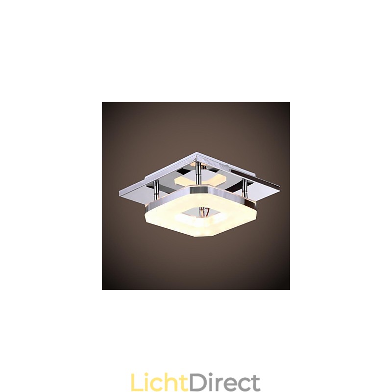 Acryl inbouw 1 licht moderne acryl galvaniseren roestvrij staal