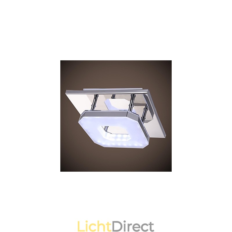 Acryl inbouw 1 licht moderne acryl galvaniseren roestvrij staal