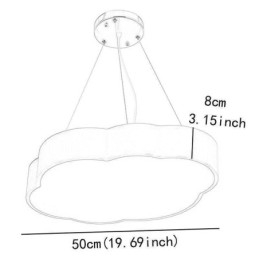 Hanglamp Moderne Eenvoudige Wolklamp Creatieve Cartoon Verlichting Licht