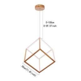 Postmoderne hanglamp Geometrische gouden hanglamp