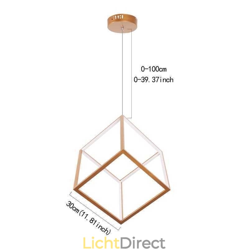 Postmoderne hanglamp Geometrische gouden hanglamp