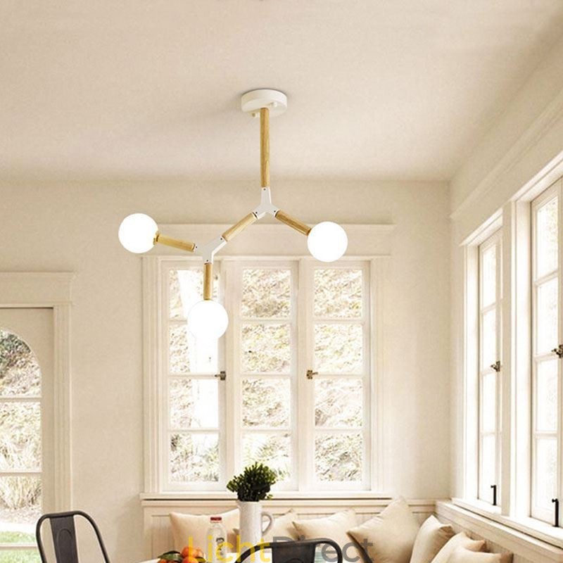 Nordic Magic Bean Hanglamp Creatieve Houten Verlichting