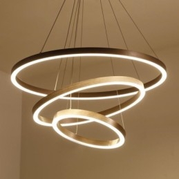 Hanglamp Tekenen Craft 3 Ringen Lamp 80+60+40cm
