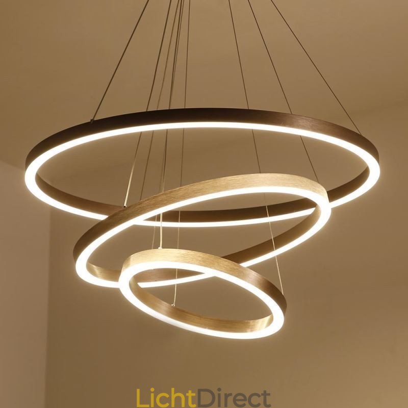 Hanglamp Tekenen Craft 3 Ringen Lamp 80+60+40cm