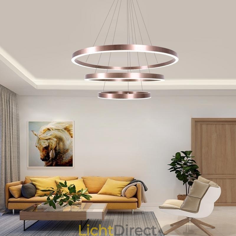 Hanglamp Tekenen Craft 3 Ringen Lamp 80+60+40cm