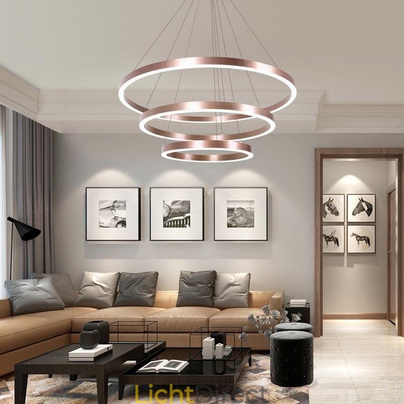 Hanglamp Tekenen Craft 3 Ringen Lamp 80+60+40cm