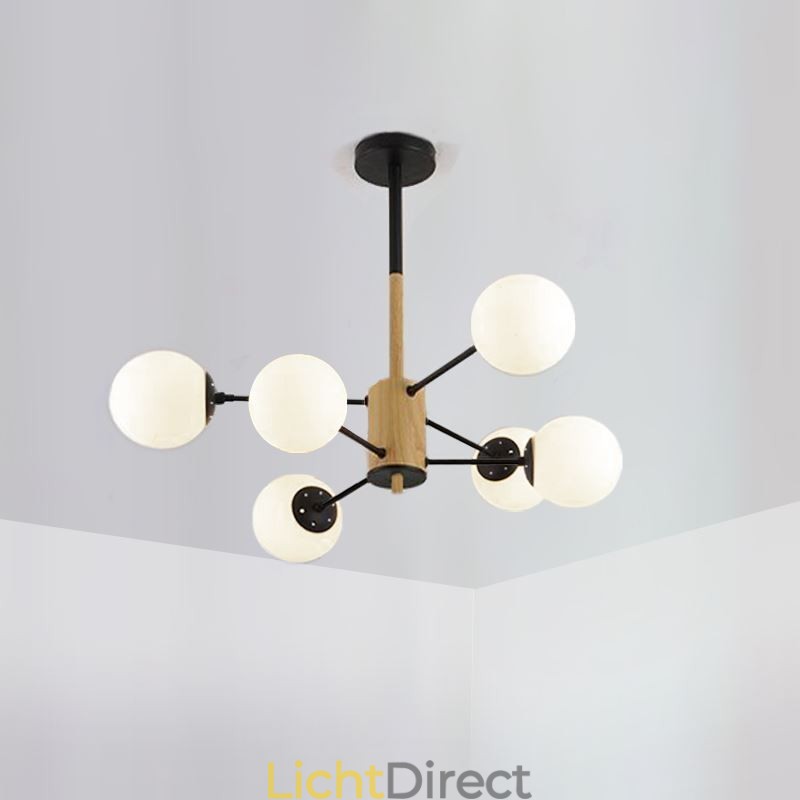 Magic Bean Hanglamp Creatieve Nordic Houten Lampfitting