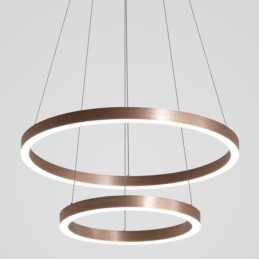 Hanglamp Tekenen Craft 2 Ringen Lamp 60+40cm