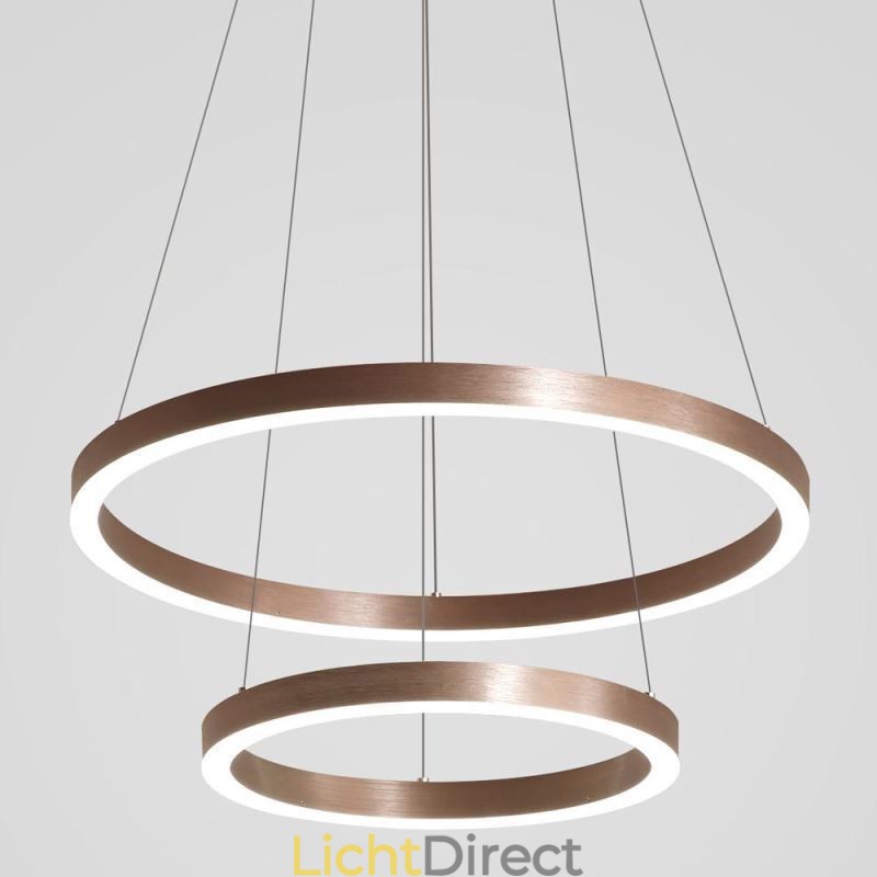 Hanglamp Tekenen Craft 2 Ringen Lamp 60+40cm