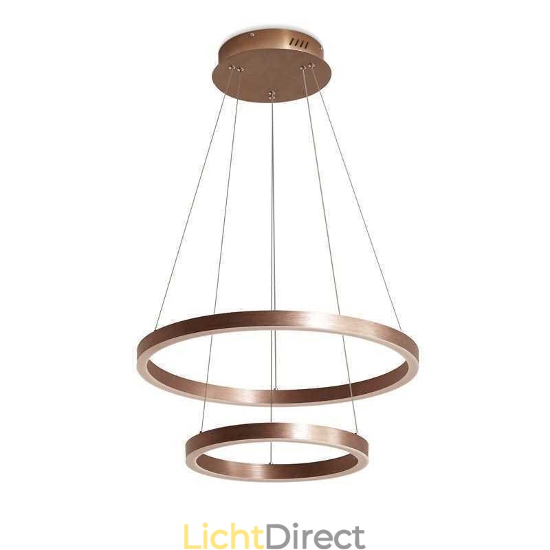 Hanglamp Tekenen Craft 2 Ringen Lamp 60+40cm