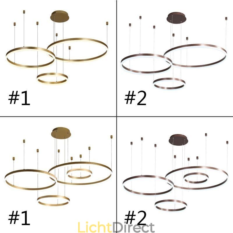 Postmoderne hanglamp, ringvormige hanglamp van acryl