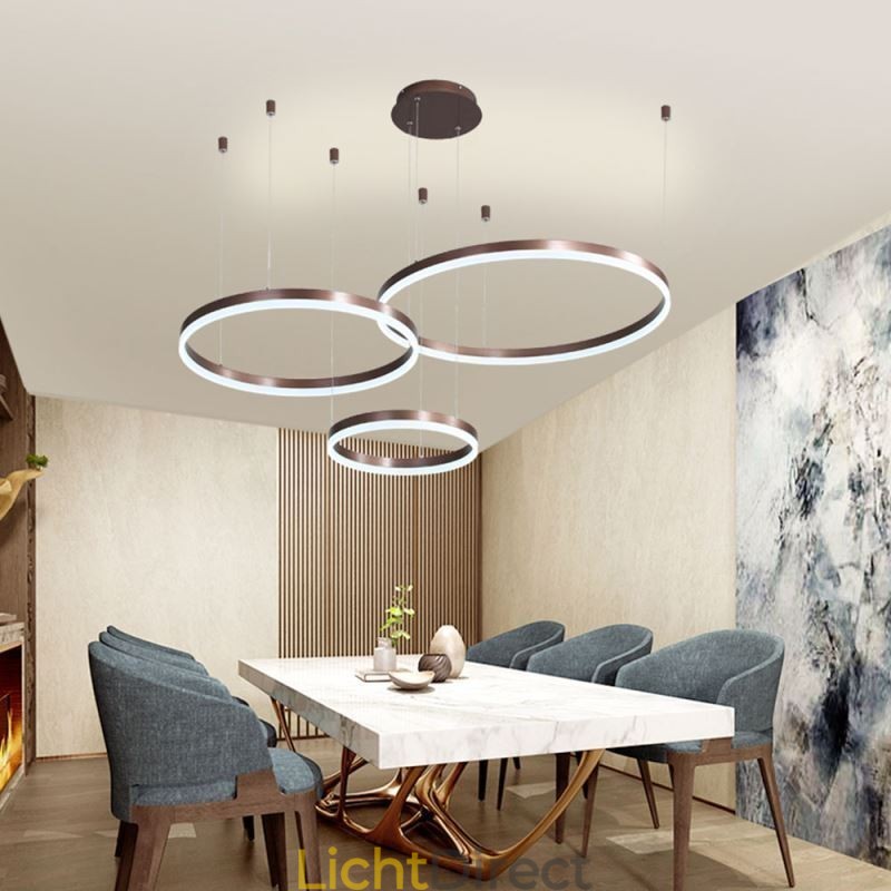 Postmoderne hanglamp, ringvormige hanglamp van acryl