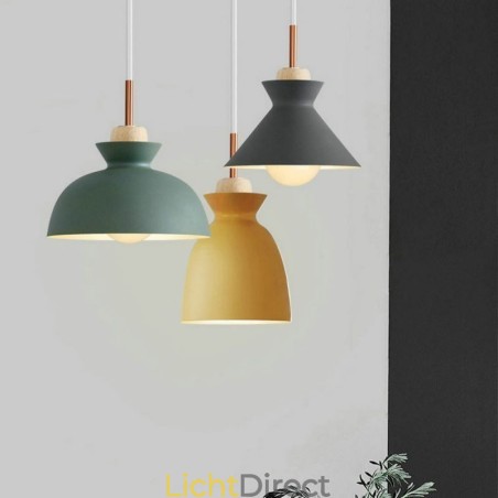 Hanglamp Nordic Metal Dome Macaron Kleuren Lamp Licht Hanglamp Nordic Metal Dome Macaron Kleuren Lamp Licht