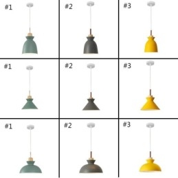 Hanglamp Nordic Metal Dome Macaron Kleuren Lamp Licht