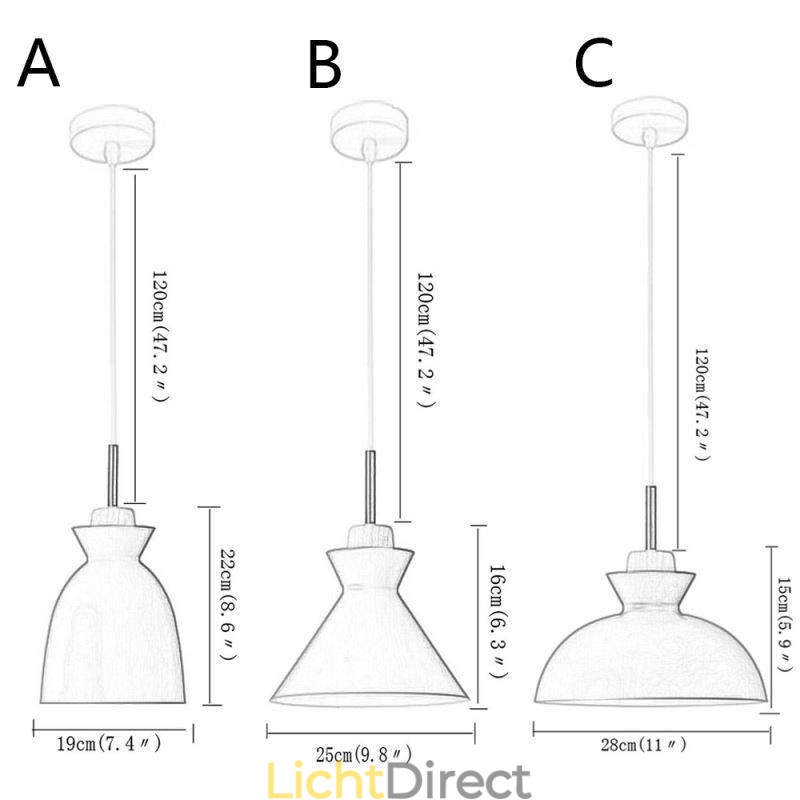 Hanglamp Nordic Metal Dome Macaron Kleuren Lamp Licht