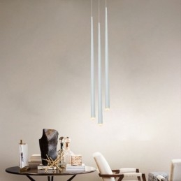 Moderne eenvoudige hanglamp cilindervormige verlichting meteoorregenlamp