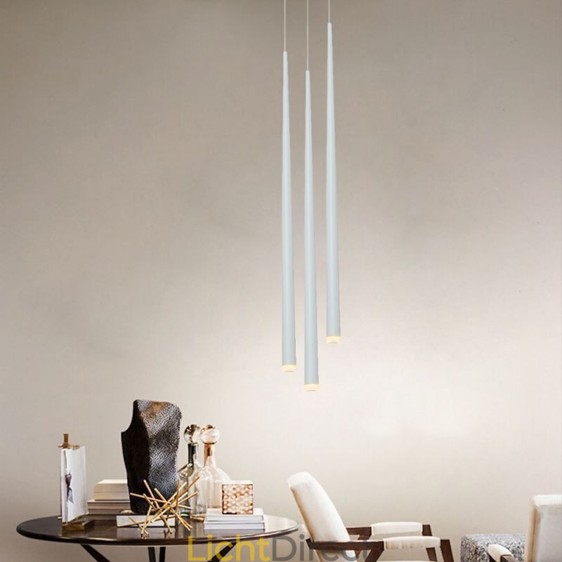 Moderne eenvoudige hanglamp cilindervormige verlichting meteoorregenlamp