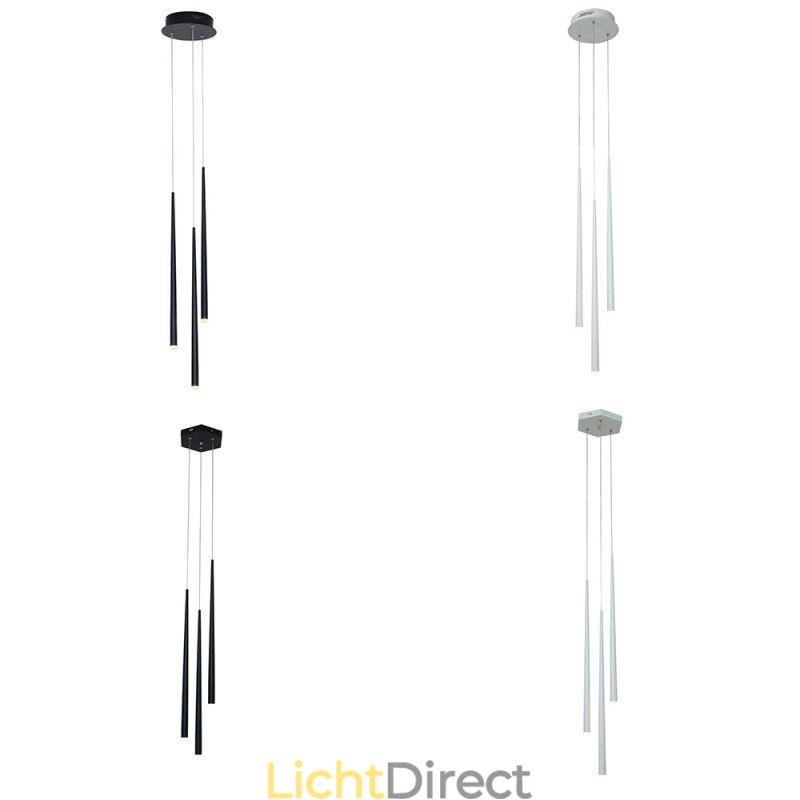 Moderne eenvoudige hanglamp cilindervormige verlichting meteoorregenlamp