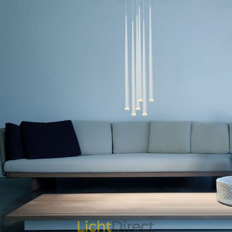 Moderne eenvoudige hanglamp cilindervormige verlichting meteoorregenlamp