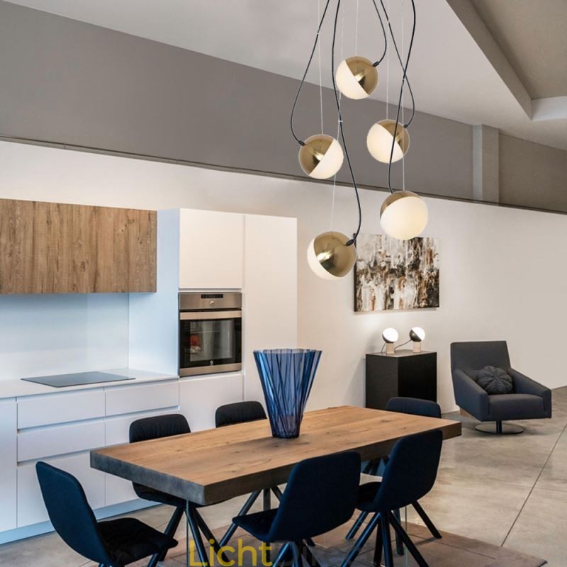 Nordic Cluster Hanglamp Creatieve Cirkelvormige Lampverlichting