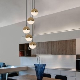Nordic Cluster Hanglamp Creatieve Cirkelvormige Lampverlichting