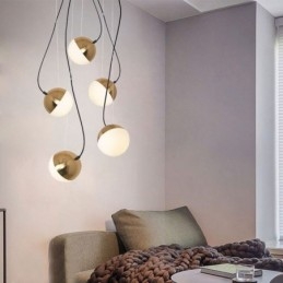 Nordic Cluster Hanglamp Creatieve Cirkelvormige Lampverlichting