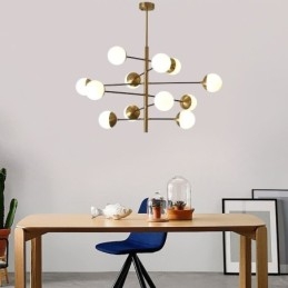 Hedendaagse hanglamp Magic Bean Sputnik kroonluchterlamp