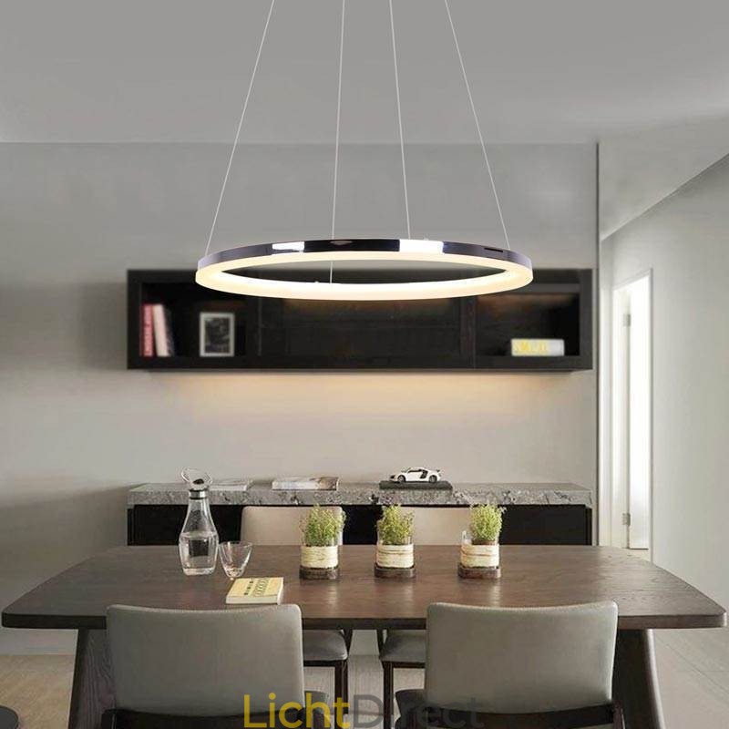 Moderne hanglamp acryl cirkellamp 40cm
