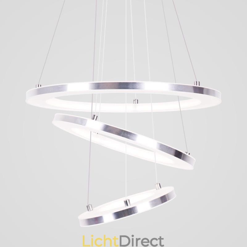 Moderne hanglamp acryl 3 ringen lamp 40+30+20cm
