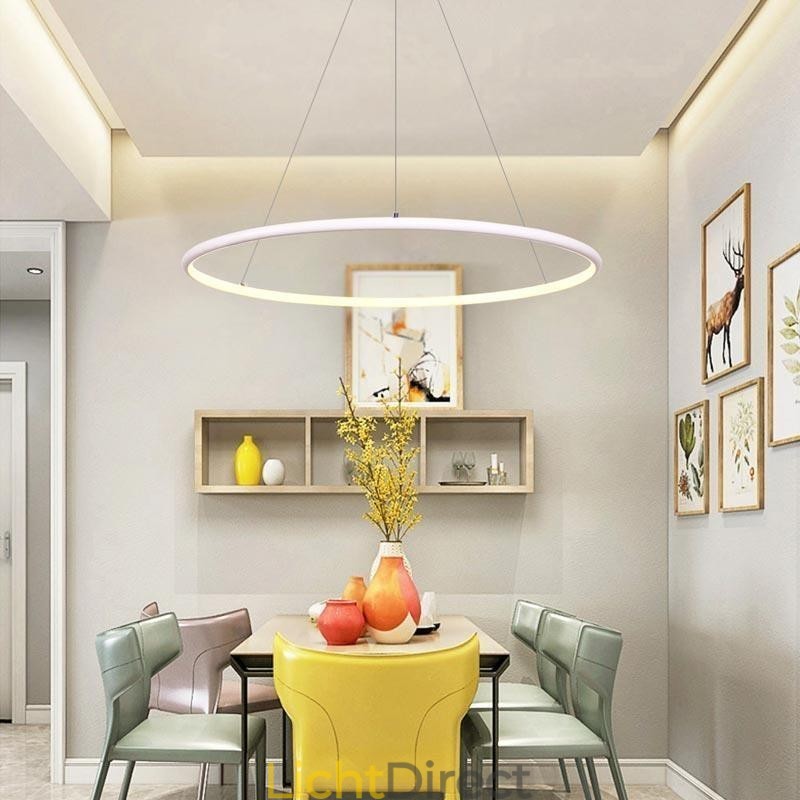 Moderne hanglamp cirkellamp 60cm 80cm