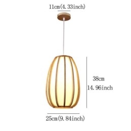 Visuele Comfort Bamboe Hanglamp