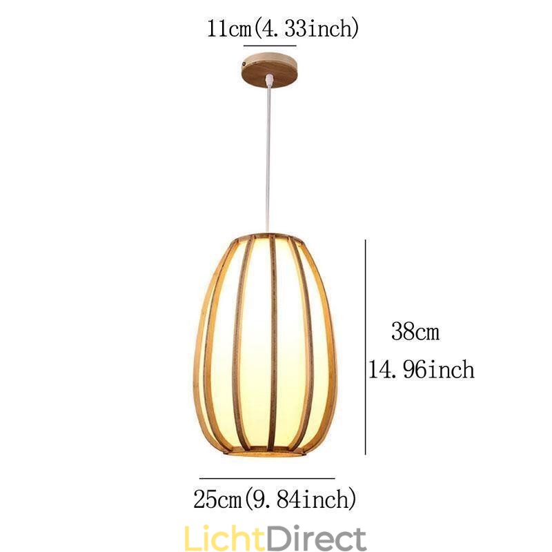 Visuele Comfort Bamboe Hanglamp