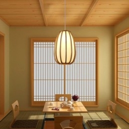 Visuele Comfort Bamboe Hanglamp