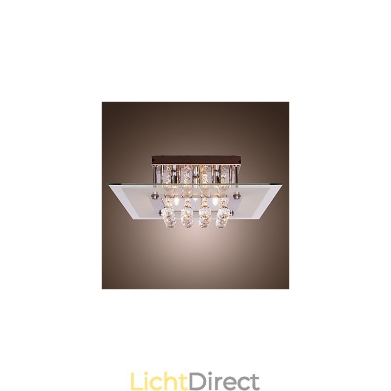 Plafondlamp Modern Crystal Living 5 lampen