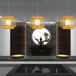 Lantaarn Bamboe Hanglamp Creatieve Japanse Hanglamp